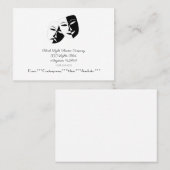 Theater Dance Company Carte de visite (Devant / Derrière)