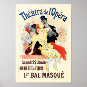 THEATER DE OPERA Theater Adverteren Jules Cheret Poster