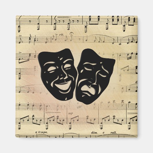 Theater en muziek magneet (Voorkant)