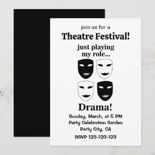 Theater Festival Theatre Mask Drama Performance Kaart