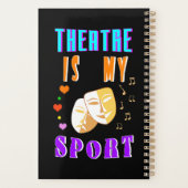 Theater is mijn sportacteursdrama planner (Achterkant)