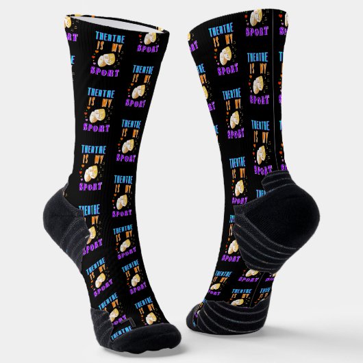 Theater is mijn sportacteursdrama sokken (Gebogen)