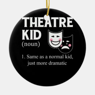Theater Kind Definition Actor Meer dramatische act Keramisch Ornament