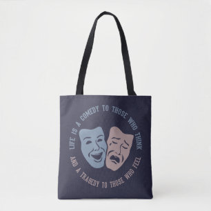 Theater Life Quote zakken Draagtas