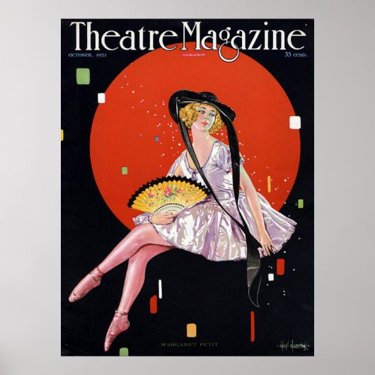 Theater Magazine oktober 1921 Poster (Voorkant)