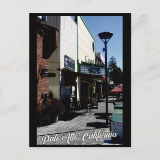 Theater op California Ave, Palo Alto, Californië Briefkaart