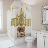 Theater Pipe Orgel Muziek Masterpiece Douchegordijn (In situ)