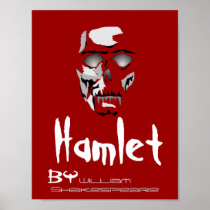 Theater Play Poster Hamlet van William Shakespeare