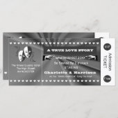 Theater Playbill Show Ticket Theme Weddenschap (Voorkant / Achterkant)