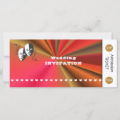 Theater Playbill Show Ticket Theme Weddenschap (Achterkant)