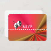 Theater Programma Show Ticket Thema Trouwen (Voorkant / Achterkant)