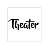 Theater rubber stempel, kaartenmaken, diy 	rubberstempel (Afrduk)