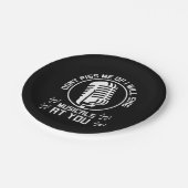 Theater Singer Broadway Papieren Bordje (Gekanteld)