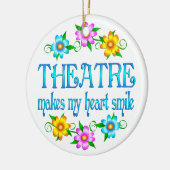 Theater Smile Keramisch Ornament (Links)