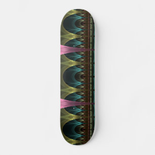 Theater van Fantasy, Abstracte kleurrijke fractale Skateboard