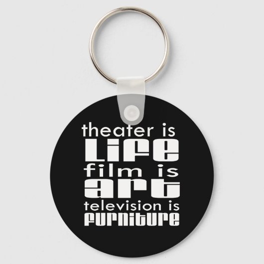 Theater versus film sleutelhanger (Voorkant)