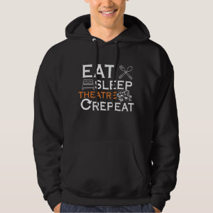 Theateractor eet Slaaptheater Musical Show Lover Hoodie