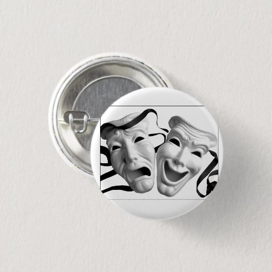 TheaterButton Ronde Button 3,2 Cm (Voorkant /achterkant)
