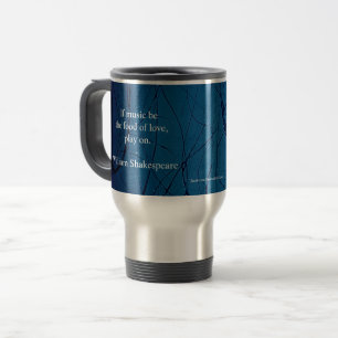 Theatergeschenk voor Shakespeare-leraren Blauwe re Reisbeker