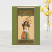 theaterkunst op Wenskaarten Kaart (Gele Bloem)