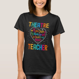 Theaterleraar Waarderingsweek Terug naar School H T-shirt