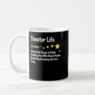 Theaterleven - Actor Theater Actrice Drama Koffiemok