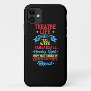 Theaterleven voor de Actor iPhone 11 Hoesje