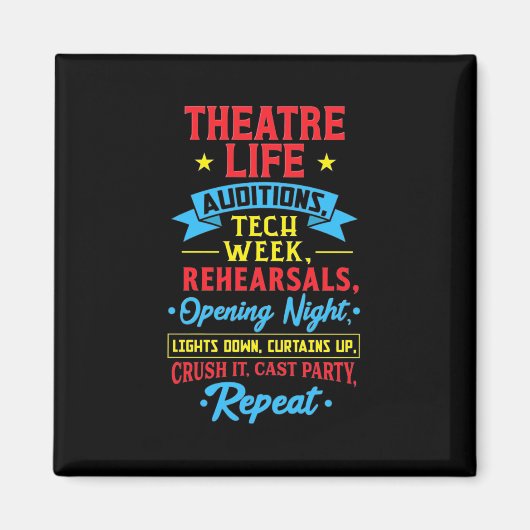 Theaterleven voor de Actor Magneet (Voorkant)