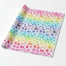 Theaterliefhebber Icons Wrapping Paper