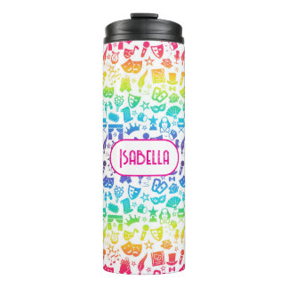 Theaterliefhebber Rainbow Icons Thermal Tumbler Thermosbeker