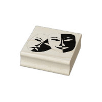 theatermaskers kunststempel