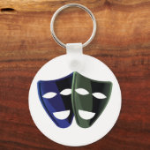 Theatermaskers Sleutelhanger (Voorkant)