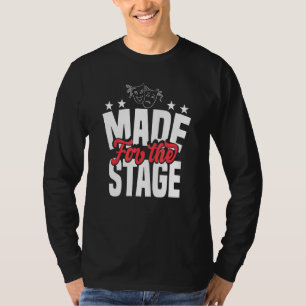 Theatermotief voor Theatrale Acteurs T-shirt