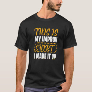 theatermotif voor theatrale acteurs 1 t-shirt