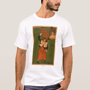Theatermuzikaal Poster "Het meisje uit Parijs" T-shirt