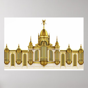 Theaterpijporgel Muur Kunst Poster