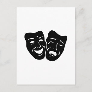 Theatersymbool Briefkaart