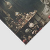 Theatrale chaos van het absurde - Decoupage Tissuepapier (Detail)