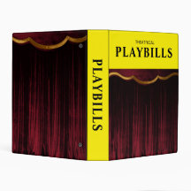 Theatrale Playbills Mini Binder