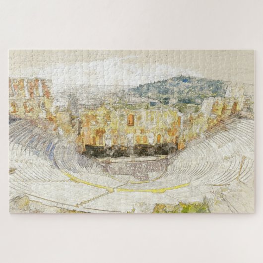 Théâtre antique d'Athènes Grèce Jigsaw Puzzle (Horizontal)