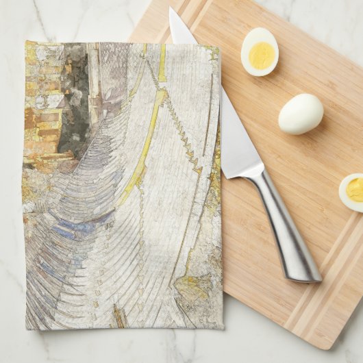 Théâtre antique d'Athènes Grèce Serviette de cuisi (Quart Plié)