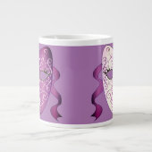 Théâtre Appelant Masque Violet Jumbo Mug 20 oz (Devant)