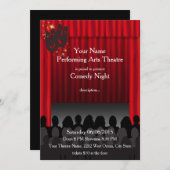 Théâtre Arts de la scène Comédie Invitation (Devant / Derrière)