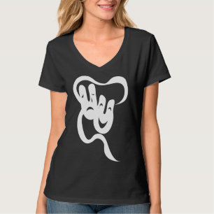 Théâtre Comédie Tragédie Hanes Nano V-Neck T-Shirt