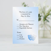 Théâtre de voile RSVP avec menu Choix d'Entree (Debout devant)