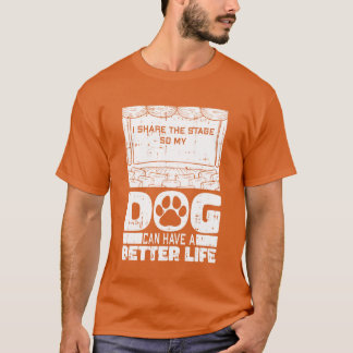Theatre Dog meisje T-shirt