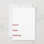 Théâtre Drama Queen,Opéra,Pièce,Musée Invitation (Dos)