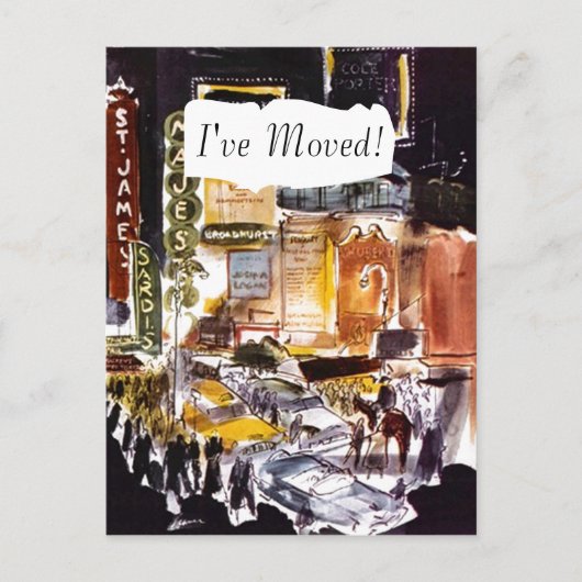 Théâtre du quartier des Cartes postales NYC Je dém (Devant)