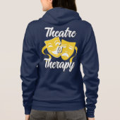 Théâtre est Thérapie Zipper Sweat - shirt à capuch (Dos)
