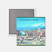 Théâtre grec à Taormina - Magnet (Recto/Verso)